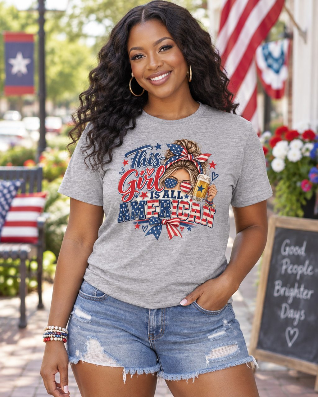 This Girl Is All American T-Shirt
