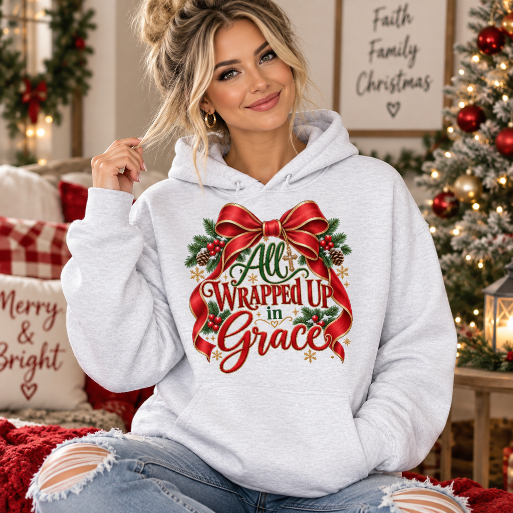 All Wrapped Up in Grace Hoodie