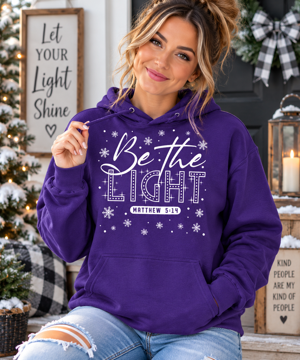 Be the Light Matthew 5:14 Hoodie