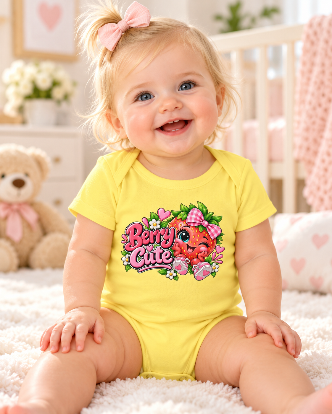 Berry Cute Baby Onesie