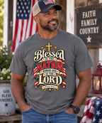 Blessed Is the Nation Whose God Is the Lord T-Shirt