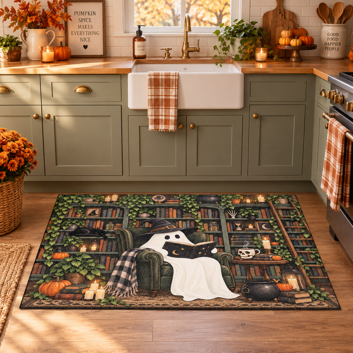 Boo's on to the Next Chapter Rug
