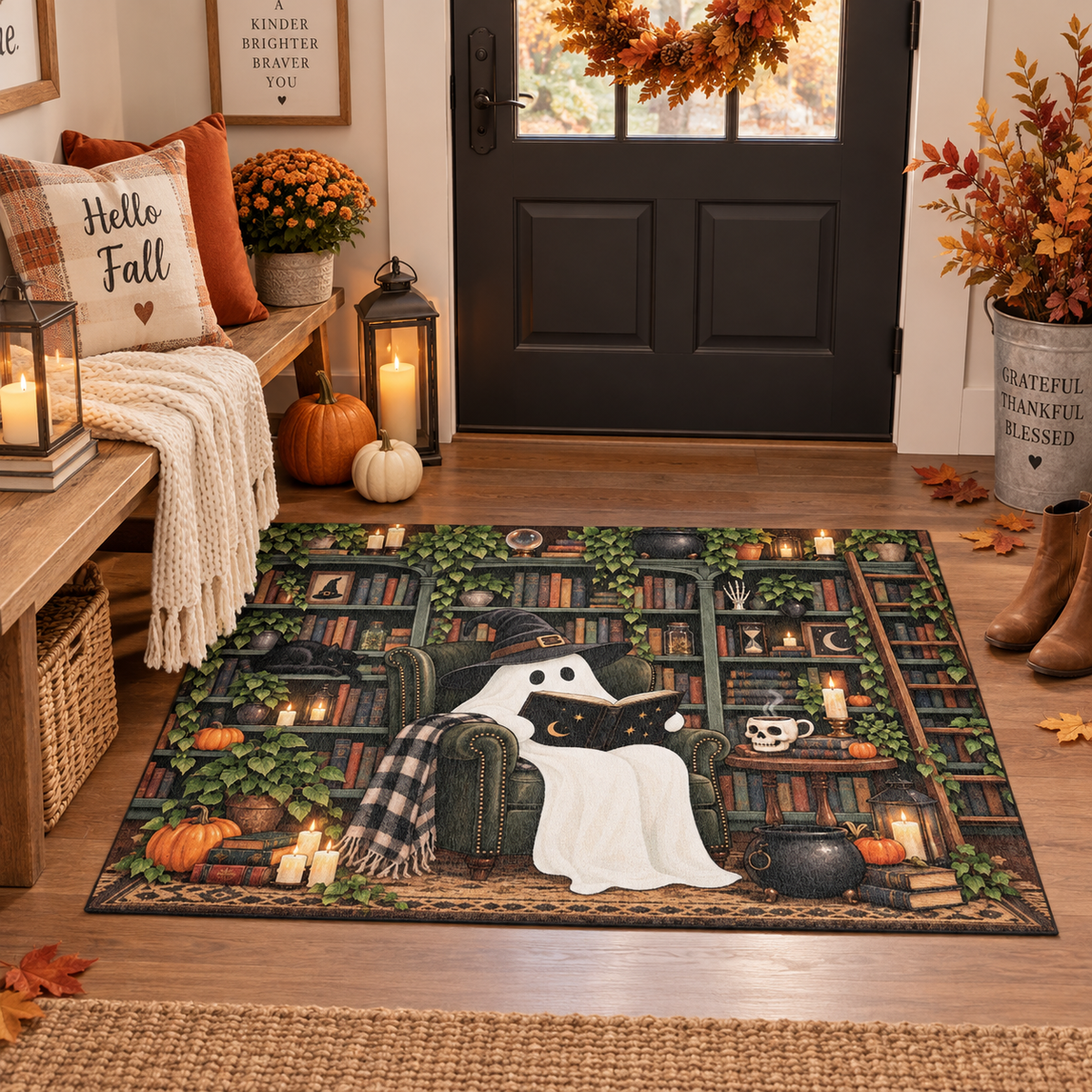 Boo's on to the Next Chapter Rug
