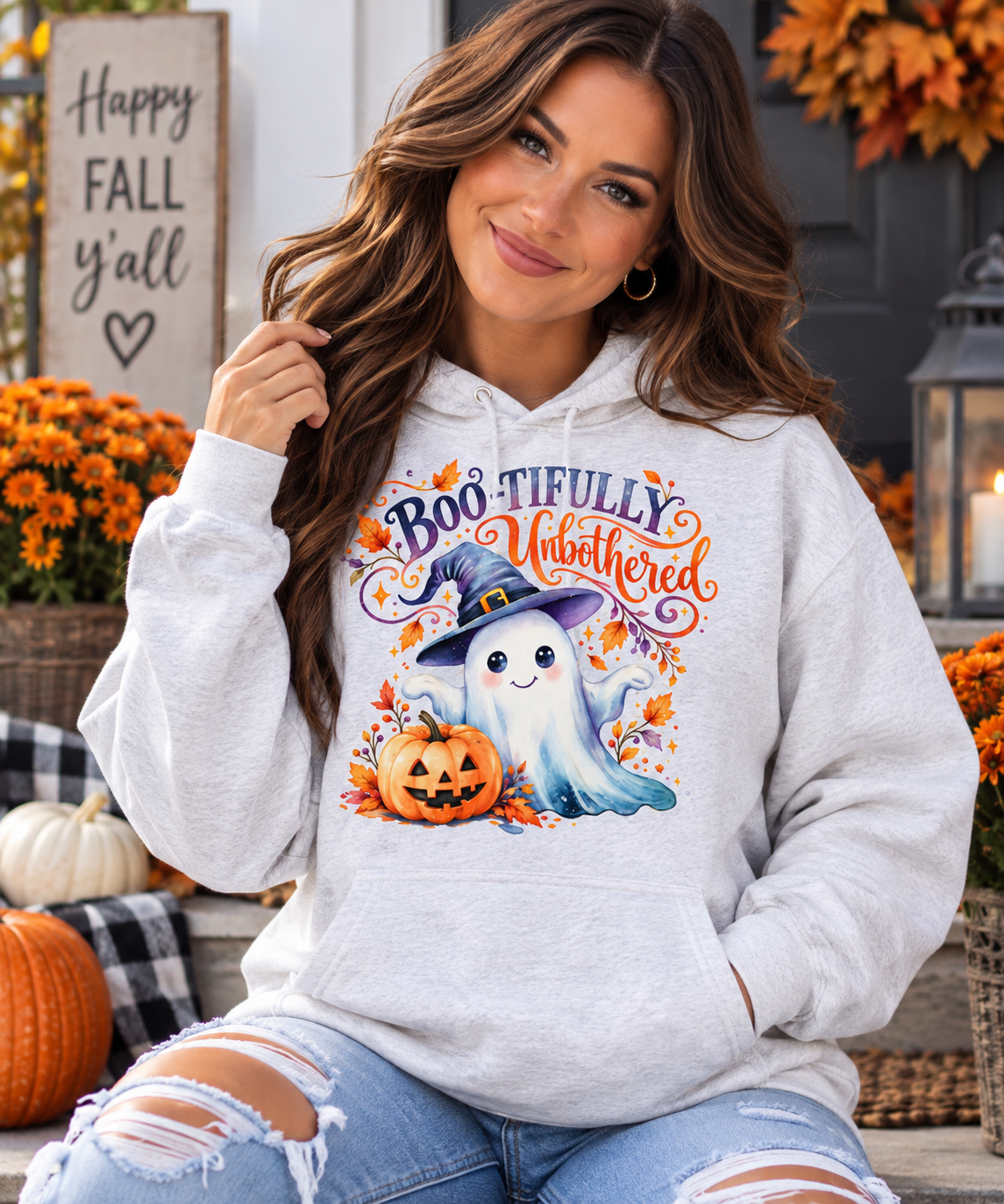 Boo-Tifully Unbothered Hoodie