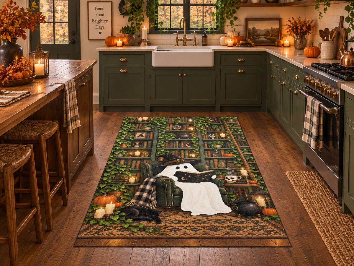 Boo's on to the Next Chapter Rug