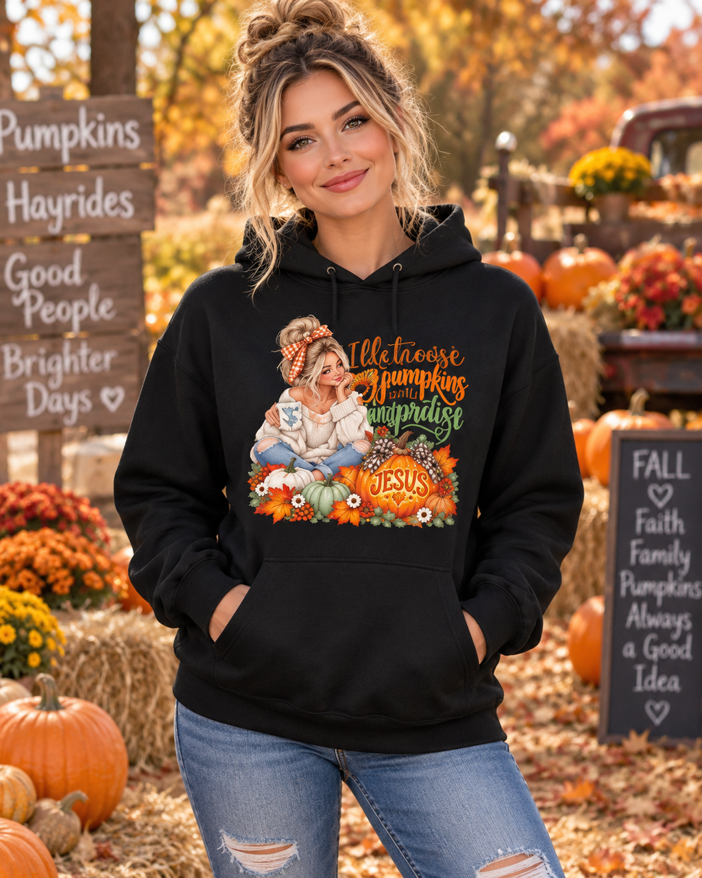 Carve My Pumpkins With Inspiration Hoodie