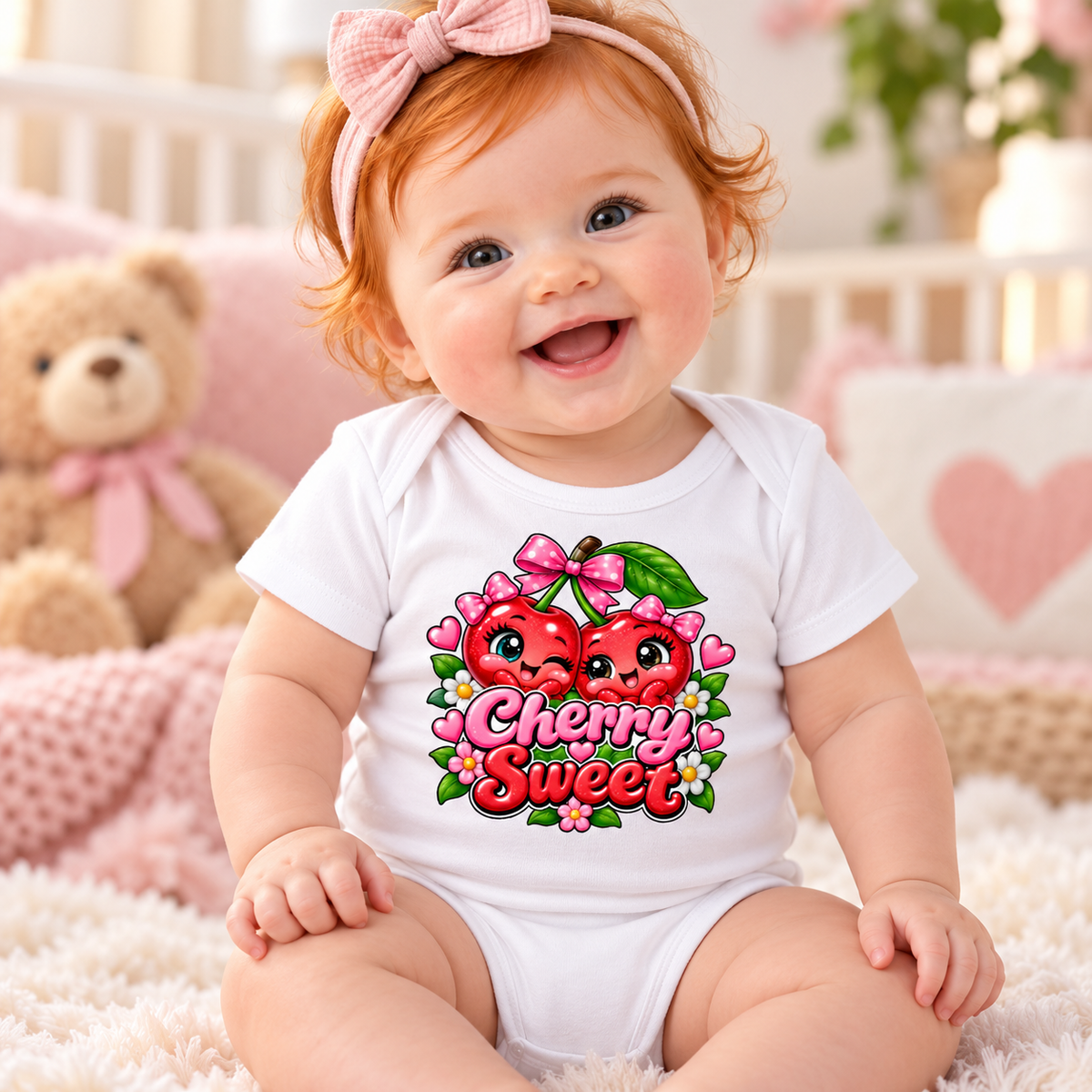 Cherry Sweet Baby Onesie