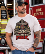 Covered by Grace, Trained for Fire T-Shirt