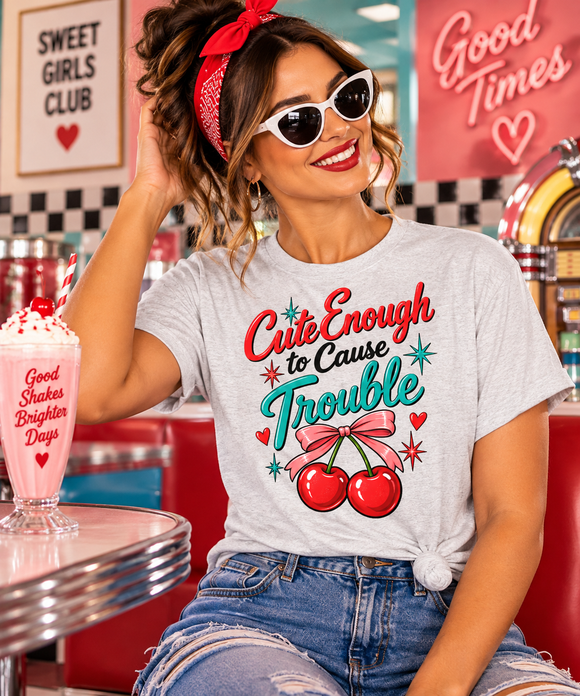 Cute Enough to Cause Trouble T-Shirt