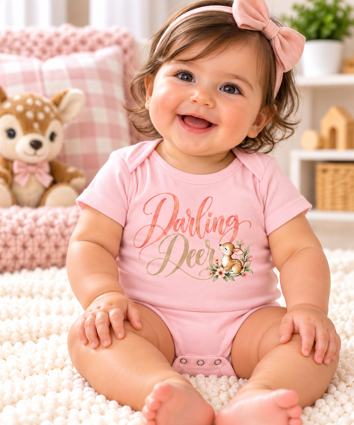Darling Deer Baby Onesie