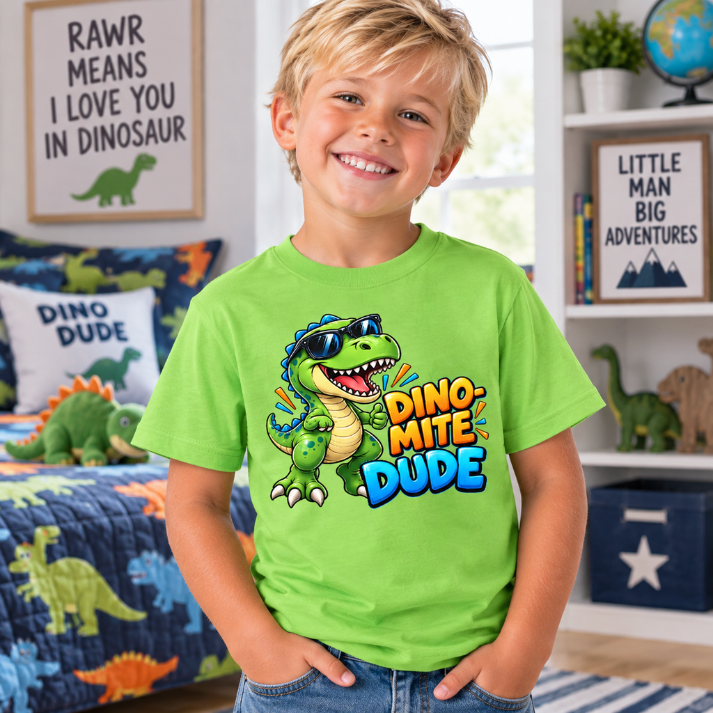Dino-Mite Dude Youth T-Shirt