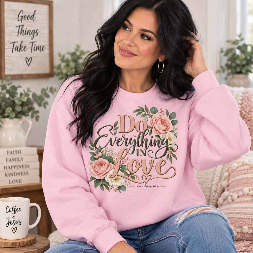 Do Everything in Love Sweatshirt