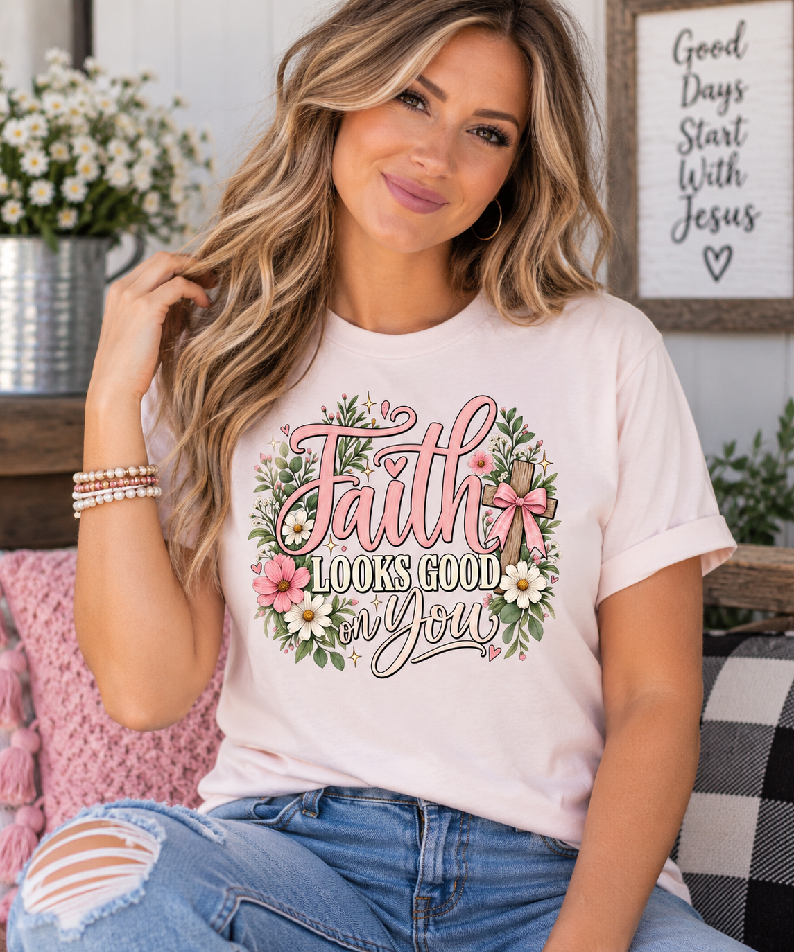 Faith Looks Good on You Tee