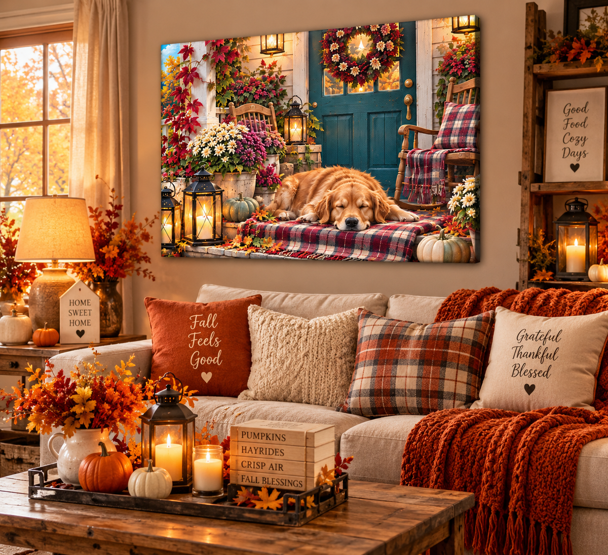 Fall on the Front Porch Wall Art