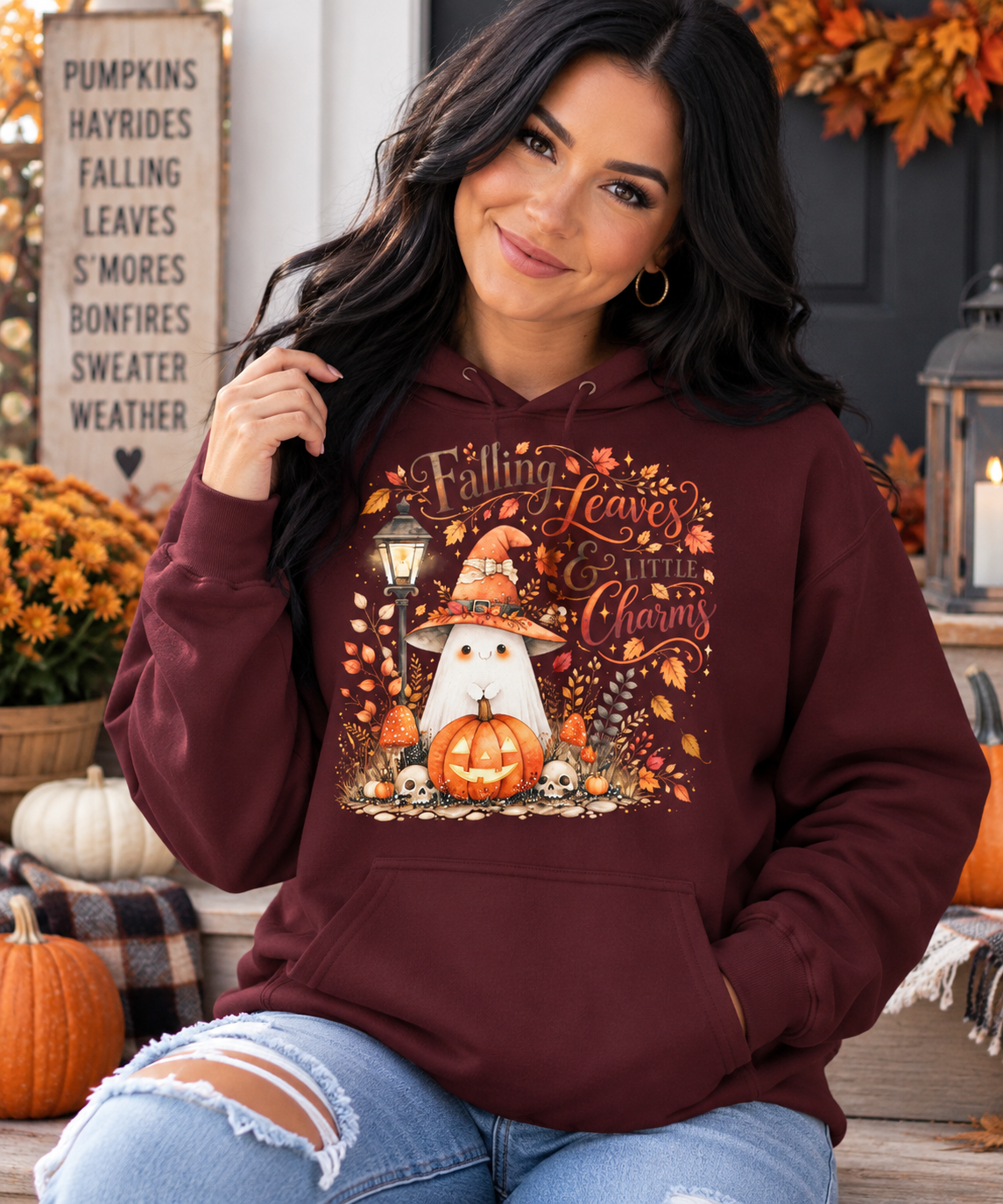 Falling Leaves & Little Charms Hoodie