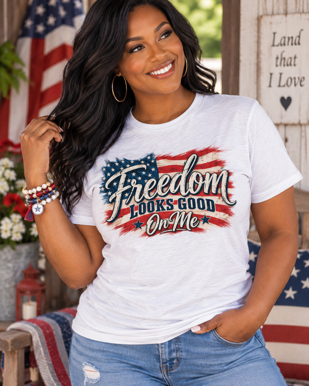 Freedom Looks Good on Me T-Shirt