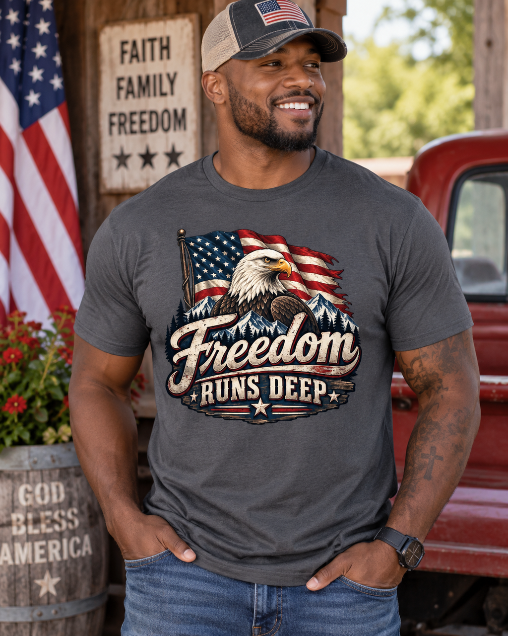 Freedom Runs Deep T-Shirt
