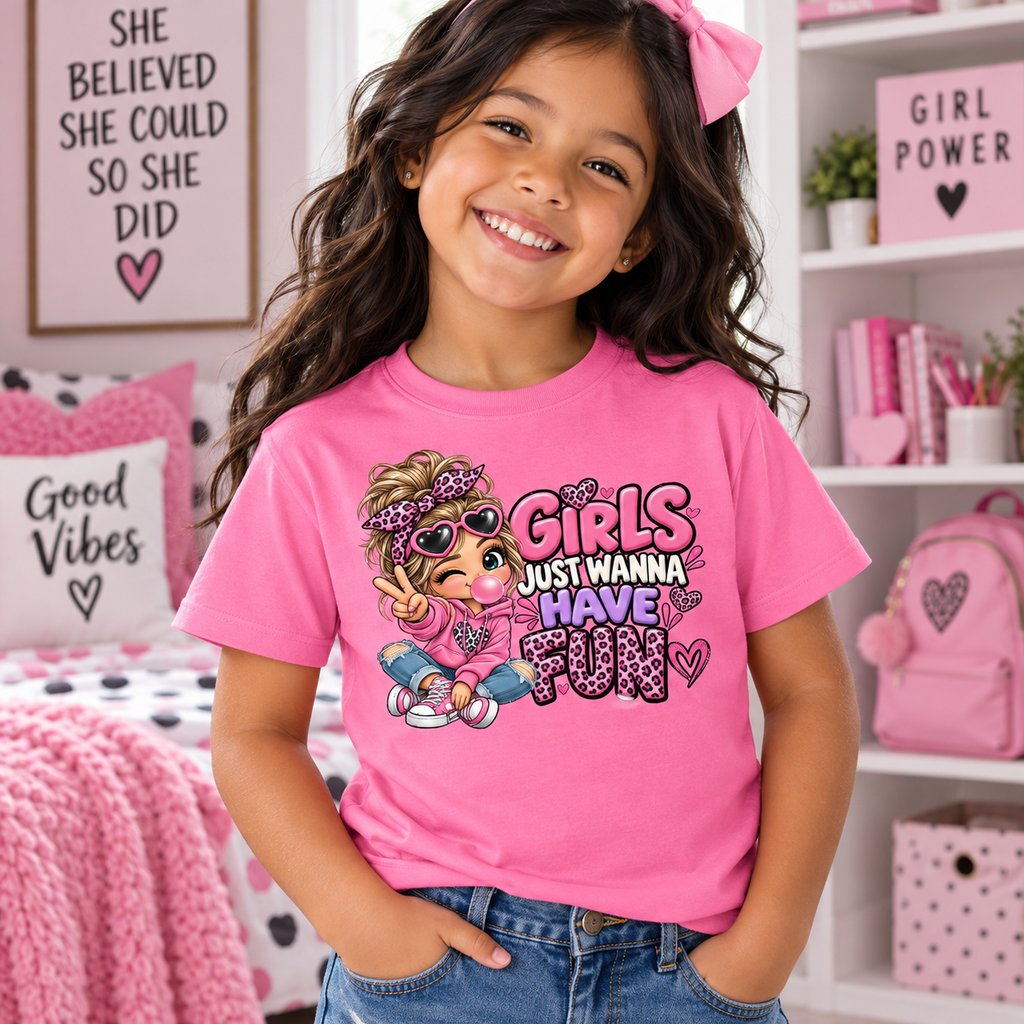 Girls Just Wanna Have Fun Youth T-Shirt