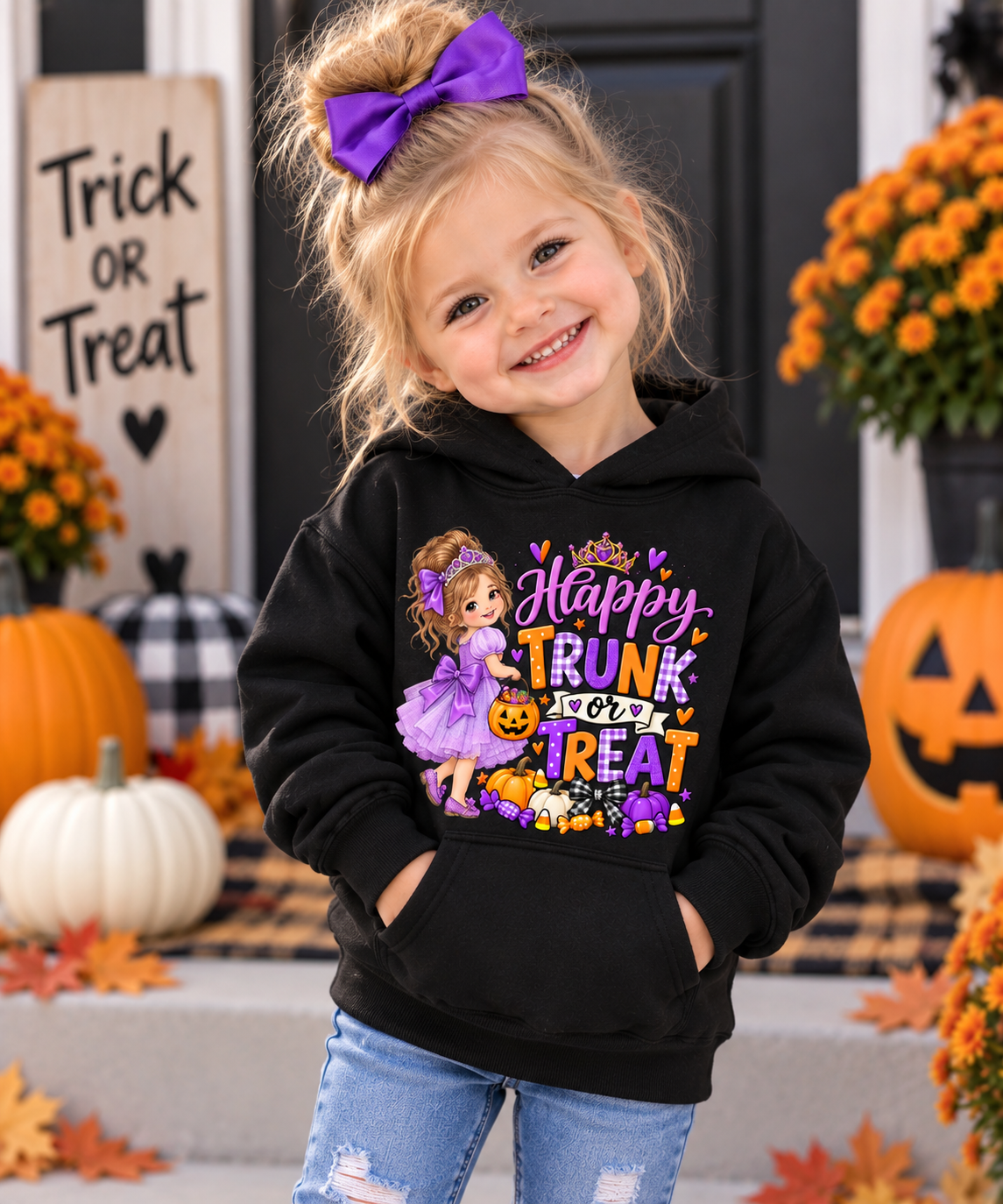 Happy Trunk or Treat Youth Hoodie