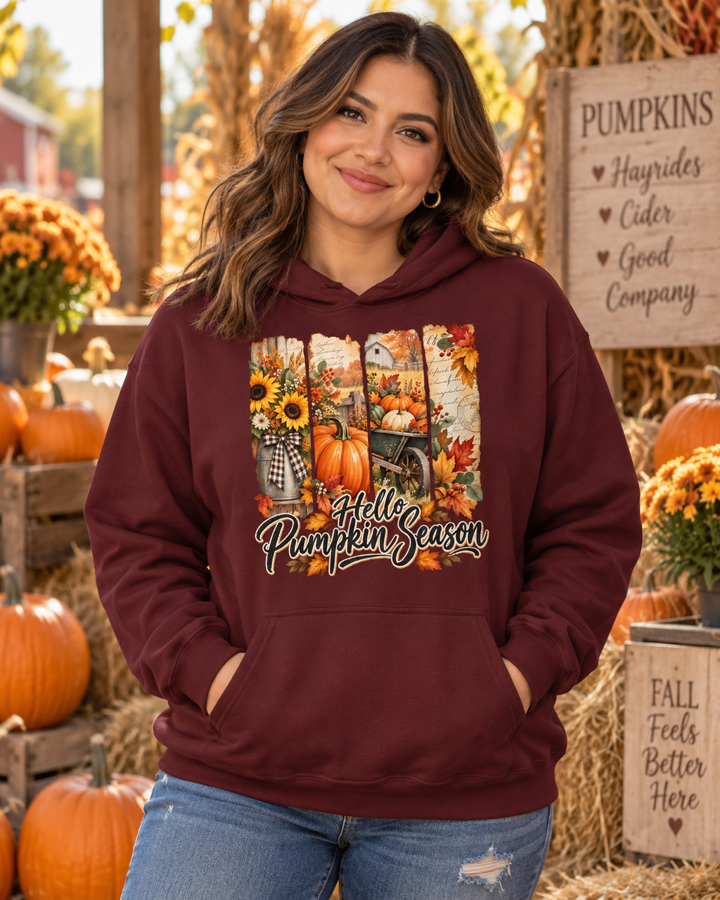 Hello Pumpkin Season Hoodie