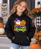 I’m Just Here for the Treats Youth Hoodie