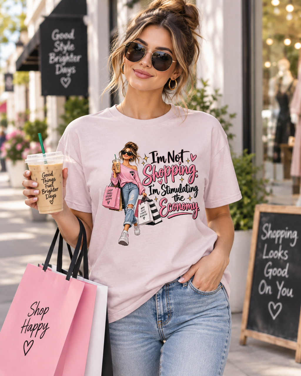 I’m Not Shopping I’m Stimulating the Economy Tee