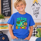 Jesus Is Dino-Mite Youth T-Shirt