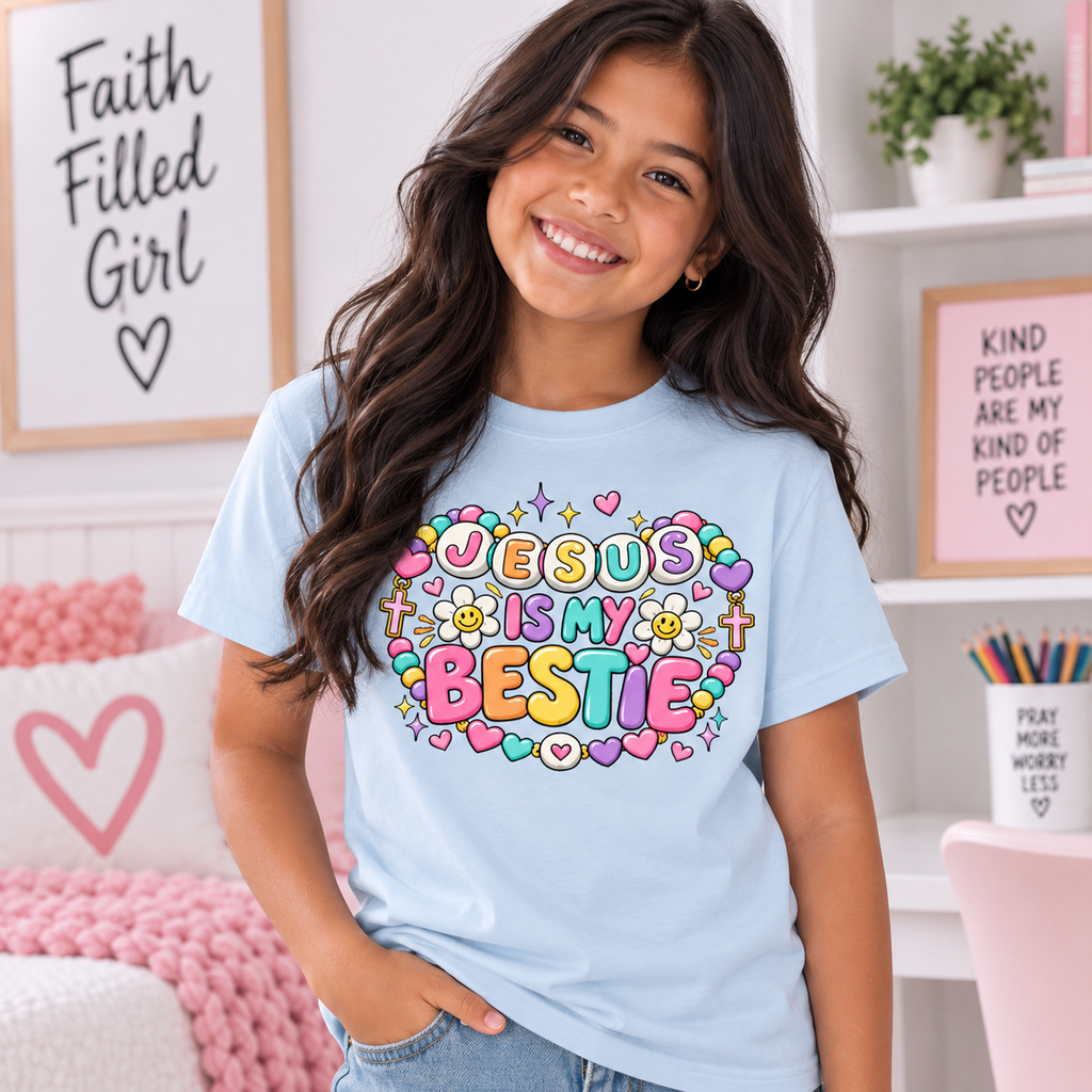 Jesus Is My Bestie Youth T-Shirt
