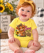 Jesus Made Me Fluffy Baby Onesie