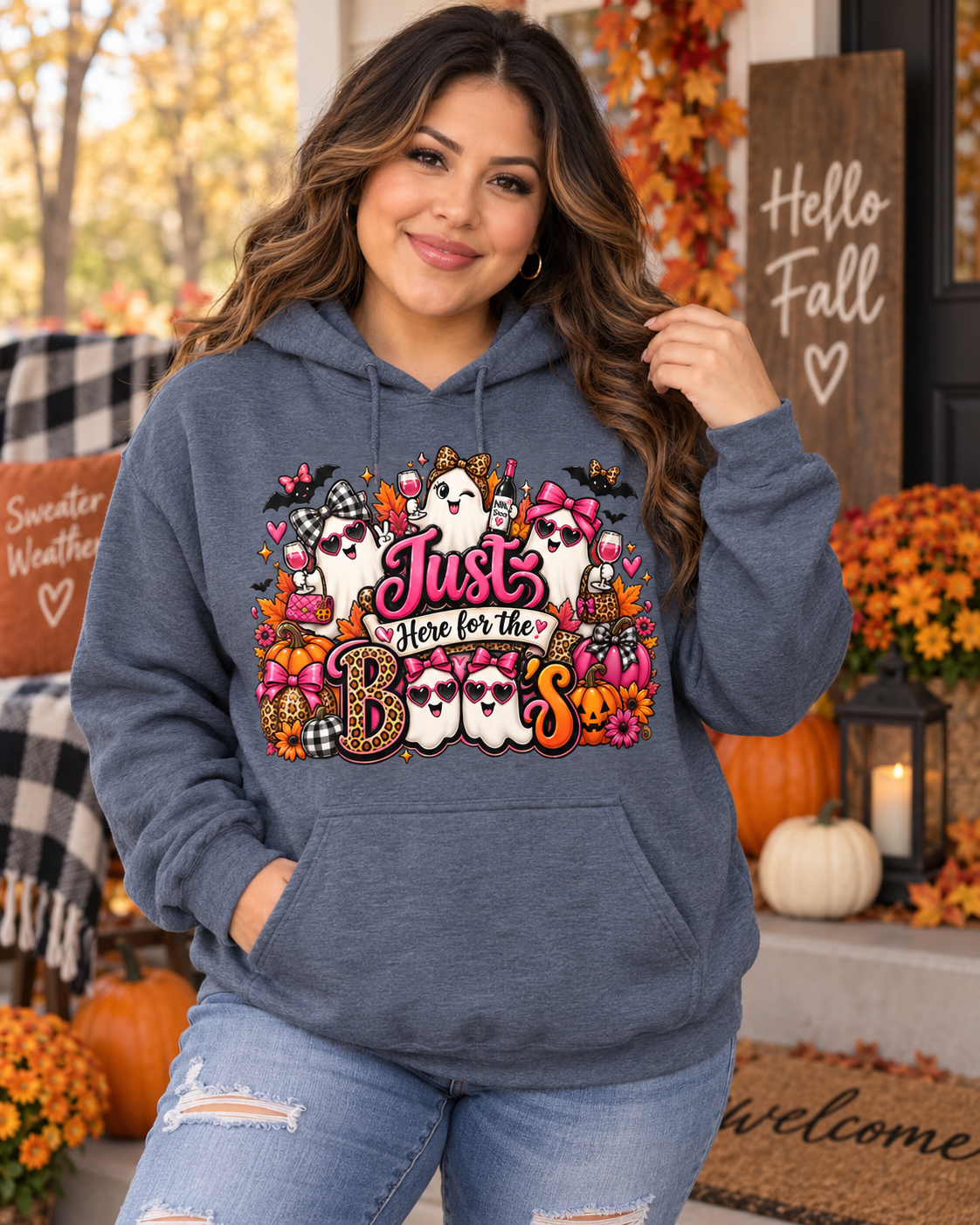 Just Here for the Boos Hoodie