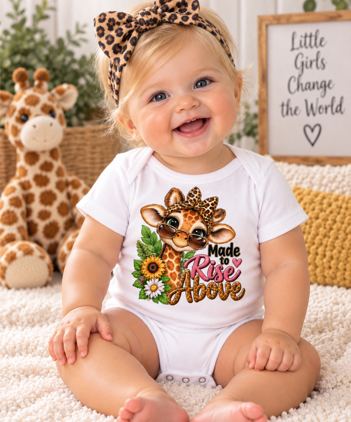 Made to Rise Above Baby Onesie