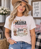 Mama Farmgirl Jesus Lover Tee