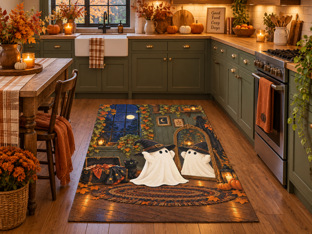 Mirror, Mirror Ghost Rug