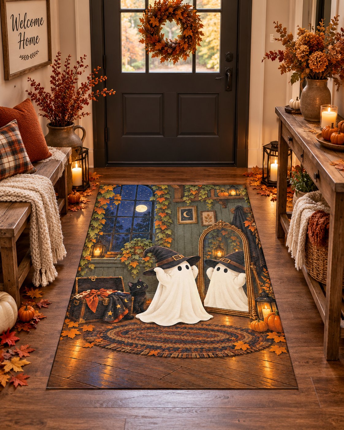 Mirror, Mirror Ghost Rug