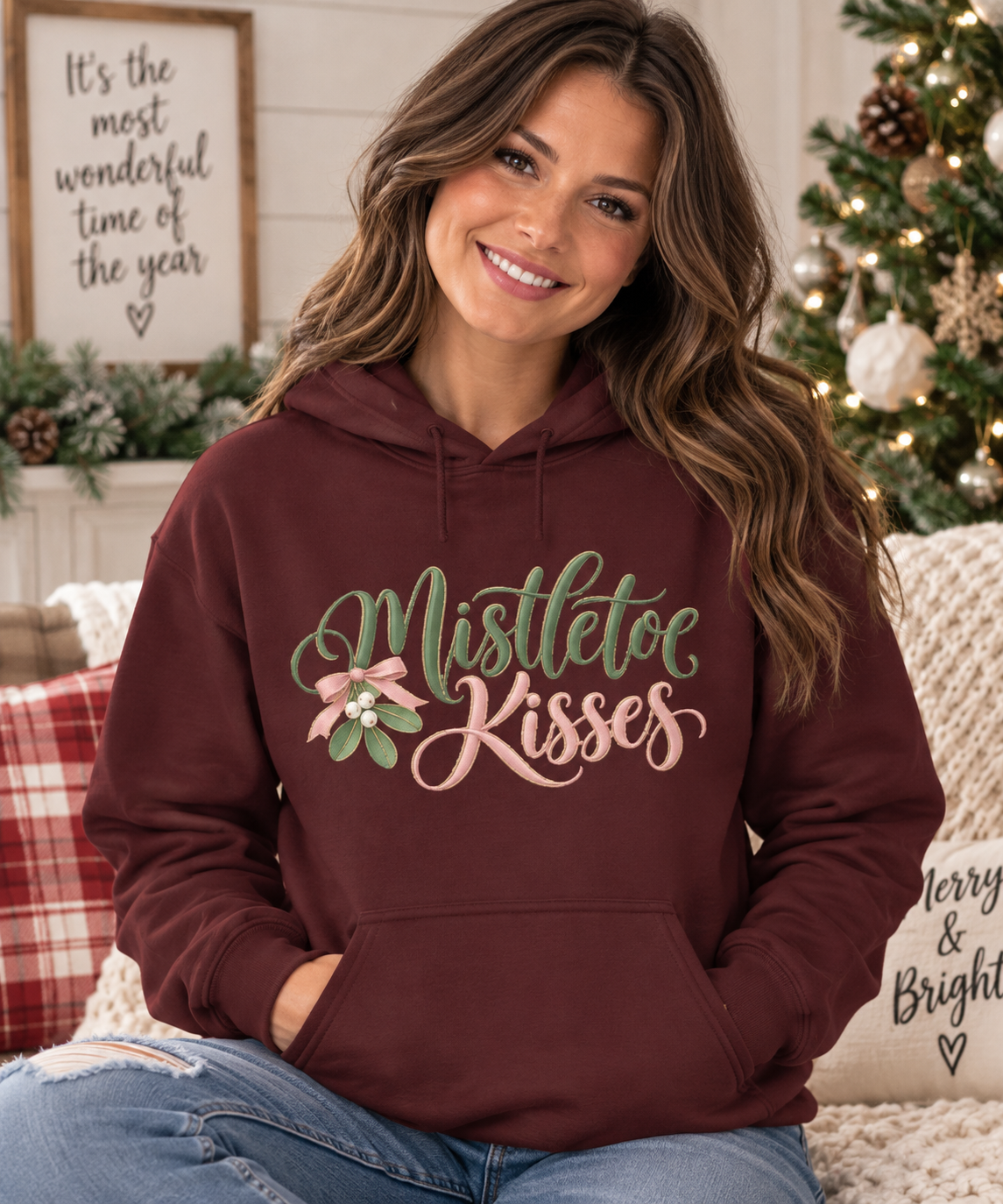 Mistletoe Kisses Hoodie