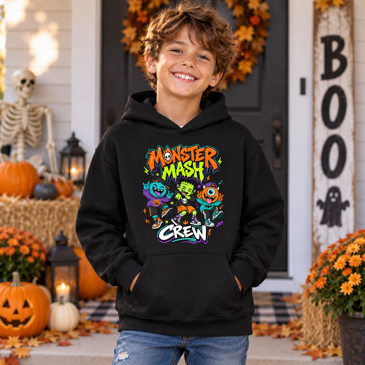 Monster Mash Crew Youth Hoodie