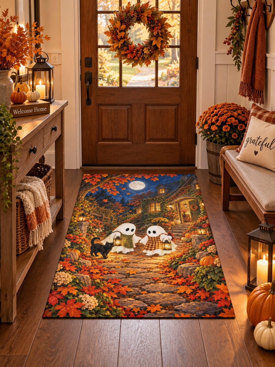 Moonlit Ghost Walk Rug