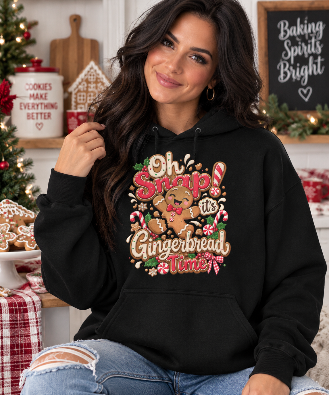 Oh Snap! It’s Gingerbread Time Hoodie