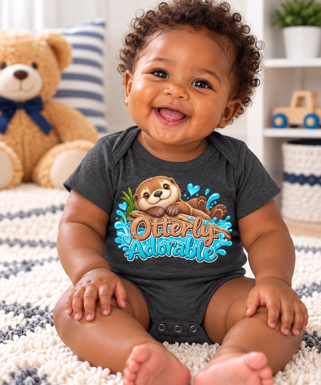 Otterly Adorable Baby Onesie