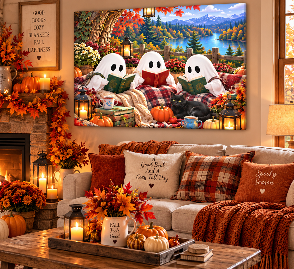 Pumpkin Patch Book Club Wall Art