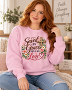 Saved by Grace Held by Love Sweatshirt