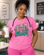 Scrubs Sass & Stethoscopes T-Shirt
