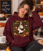 Stay Spooky Stay Cozy Ghost Bookcase