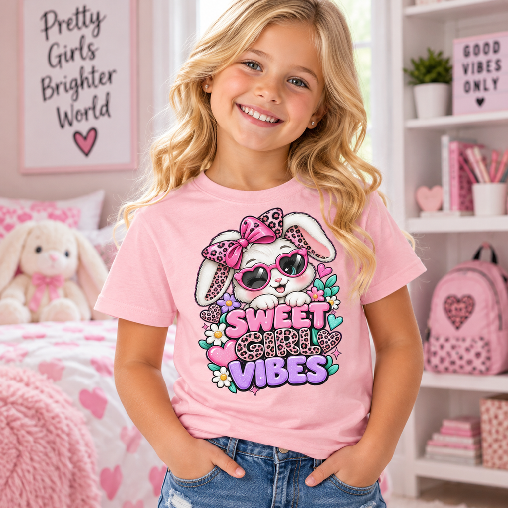 Sweet Girly Vibes Youth T-Shirt