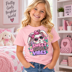 Sweet Girly Vibes Youth T-Shirt