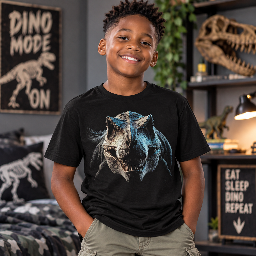 T-Rex Face Youth T-Shirt
