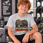 T-Rex Skips Arm Day Youth T-Shirt