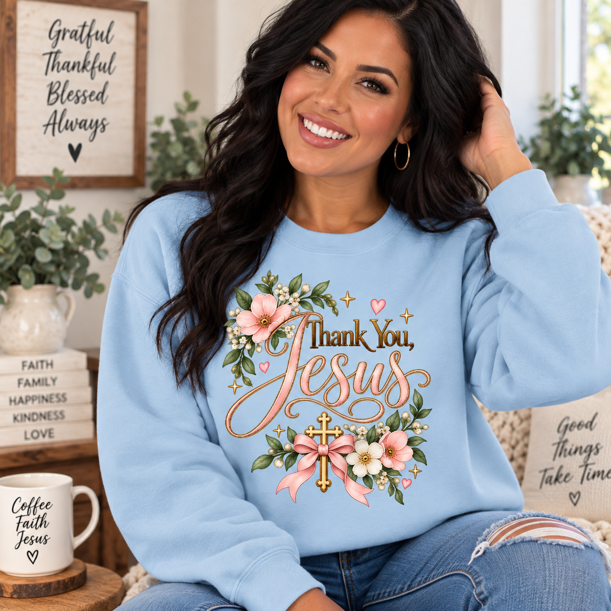 Thank You Jesus Sweatshirt