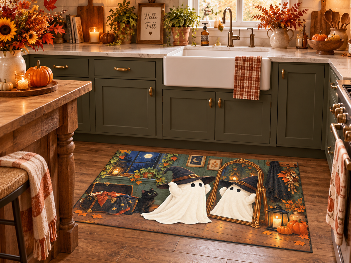 Mirror, Mirror Ghost Rug