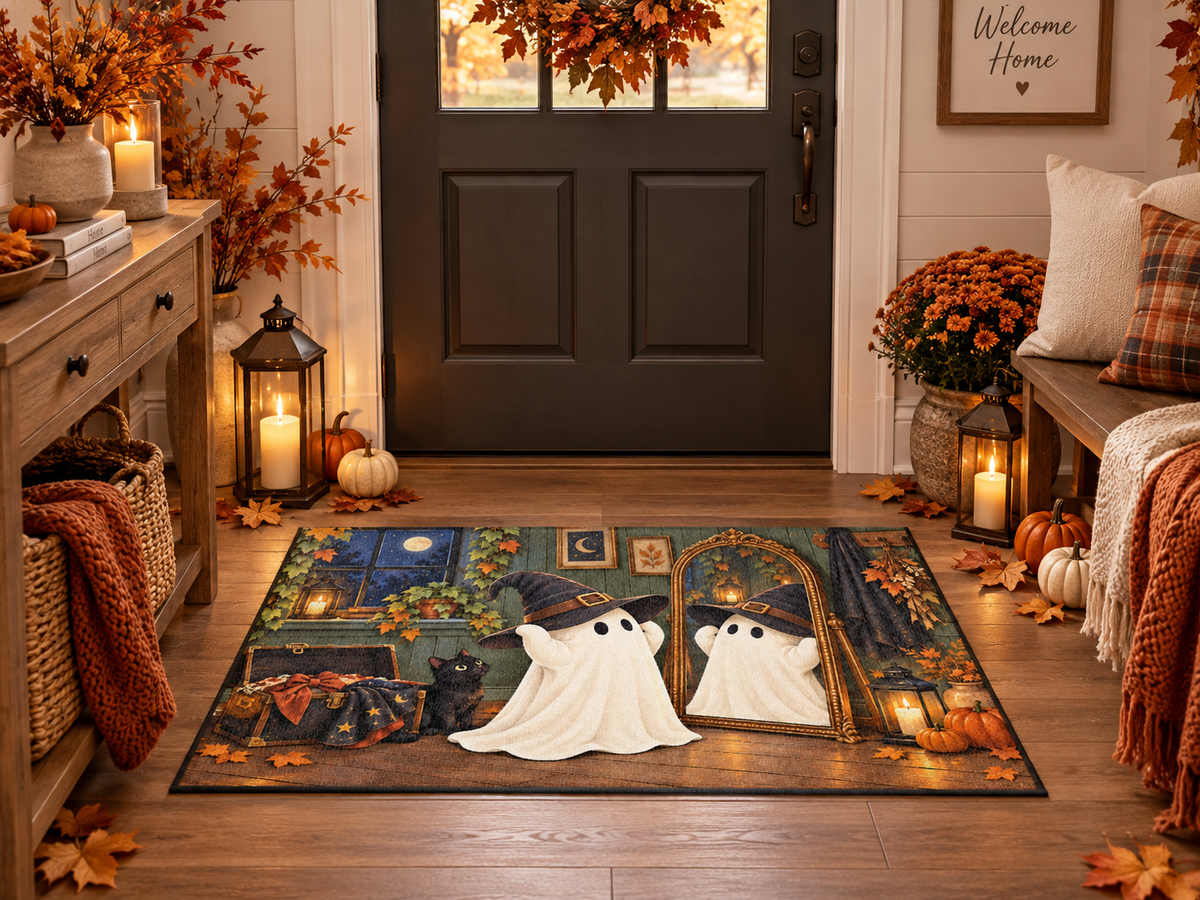 Mirror, Mirror Ghost Rug